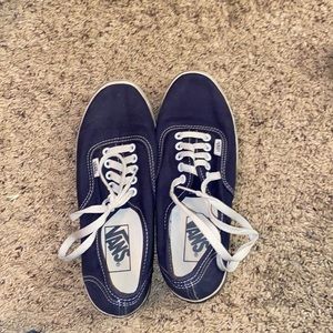 Blue Van shoes